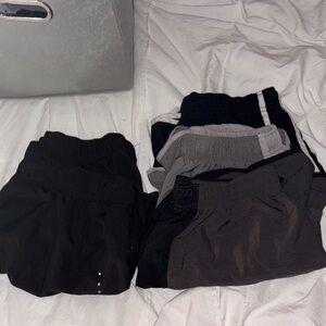 Nike Women’s Athletic Shorts - Black and Gray